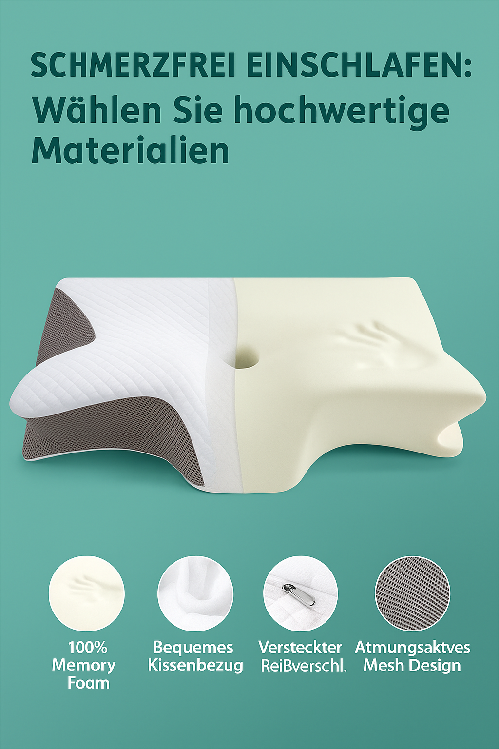 Orthopädisches Nackenkissen | BREEZE