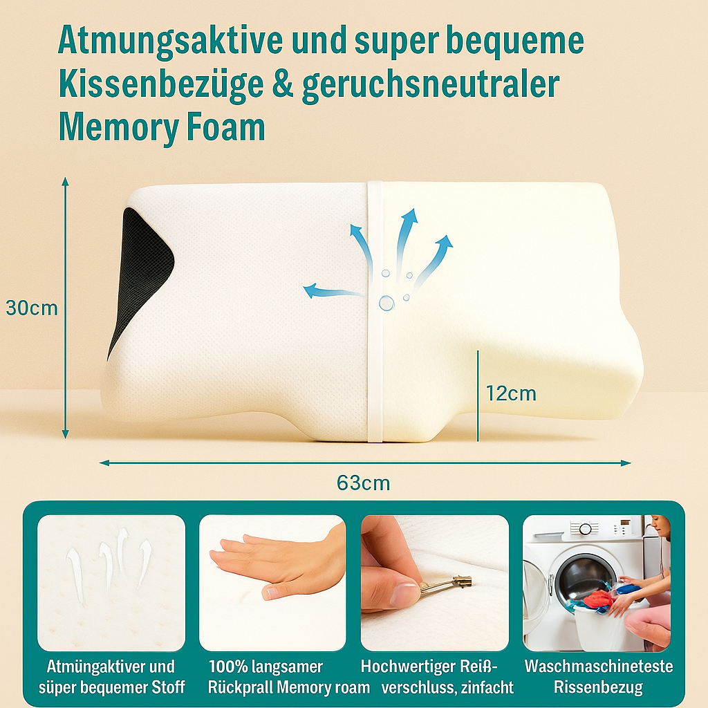 Orthopädisches Nackenkissen | BREEZE